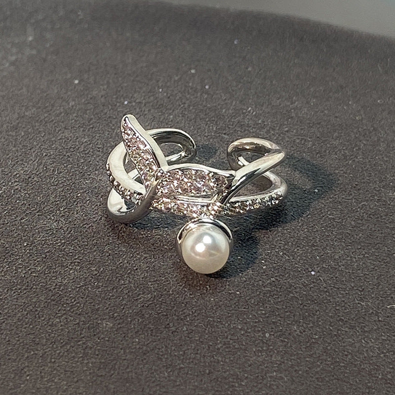 Design Irregular Simple Light Luxury High-grade French Rings