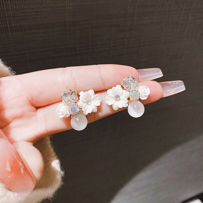 Elegant Flower High-grade Super Fairy Korean Earrings