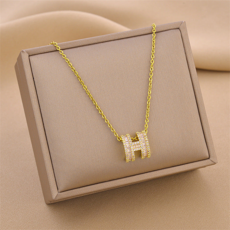 Accessories Fashion Personalized Simple Clavicle Chain Necklaces