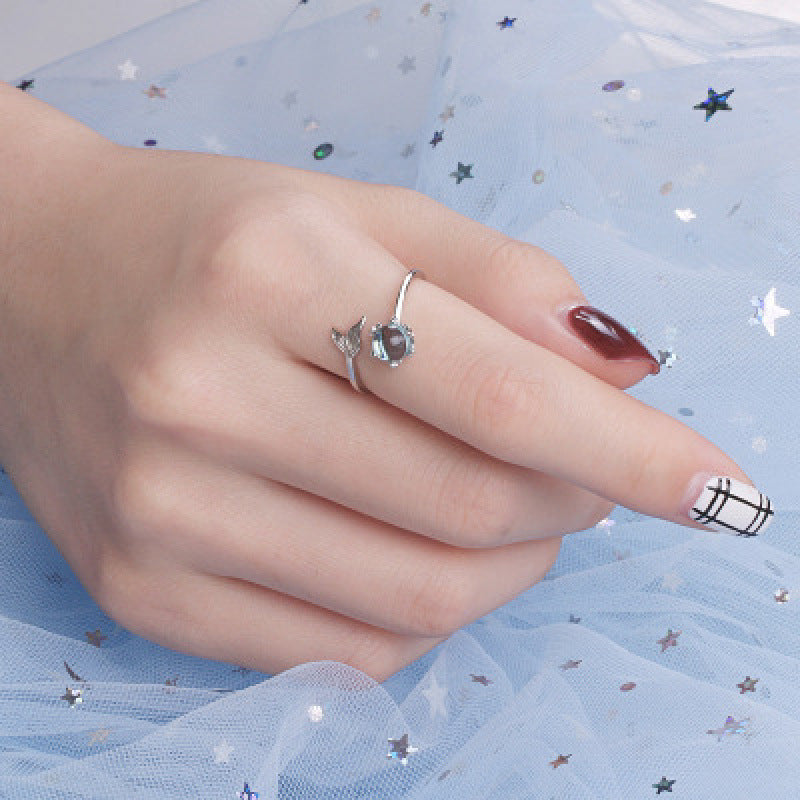 Bubble Female Fashion Tail Adjustable Open Ring