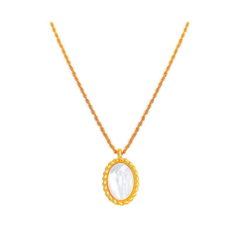 Women's Tigereye Freshwater Stringed Pearls For Light Luxury Necklaces