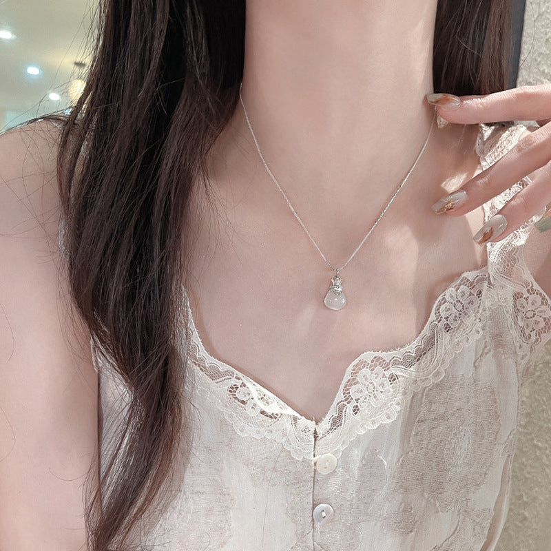 Coin Small Chinese Character Fu Bag Necklaces