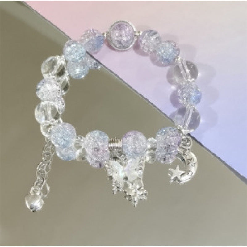 Butterfly Glass Beaded Female Niche High-grade Bracelets