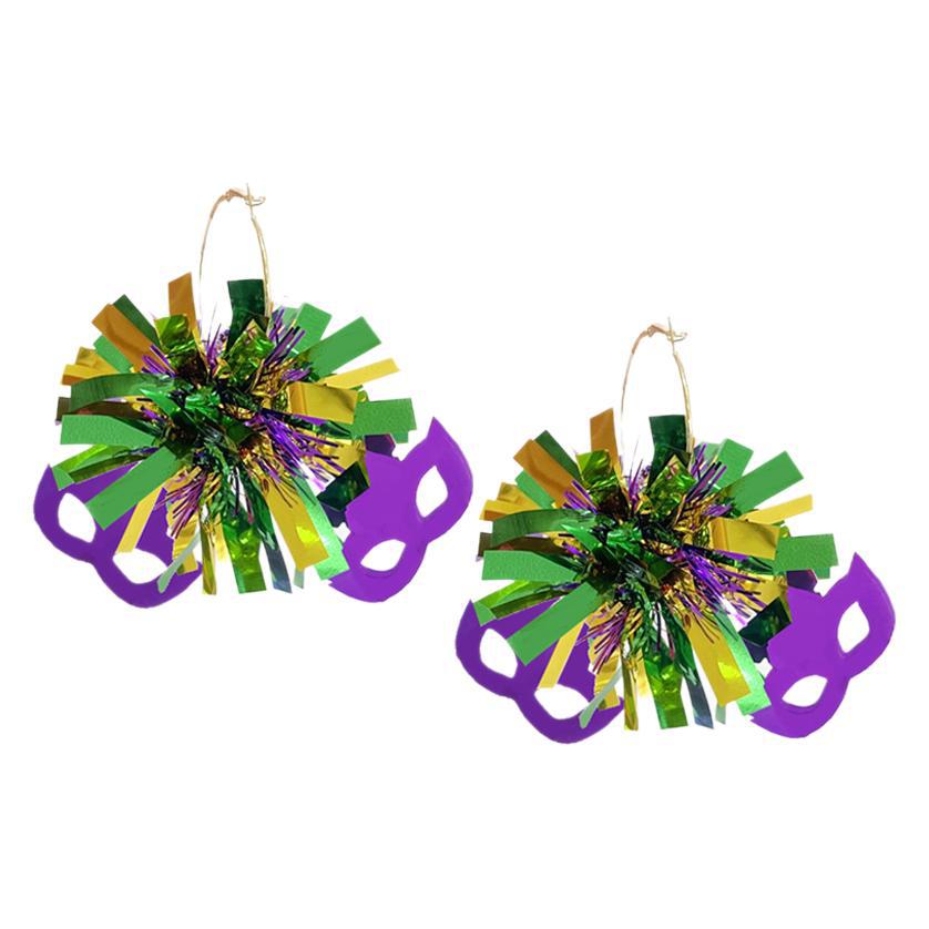 Carnival Atmosphere Sequins Exaggerated Big Ear Earrings