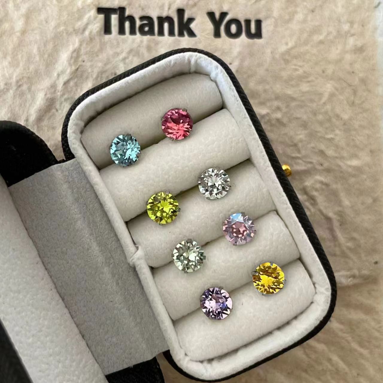 Ear Titanium Steel Colored Cochlear Bone Earrings