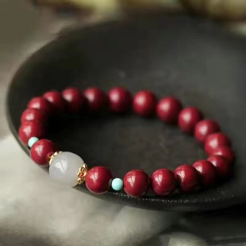 Women's & Men's Cinnabar Red Lucky Fortune For Life Safe Bracelets