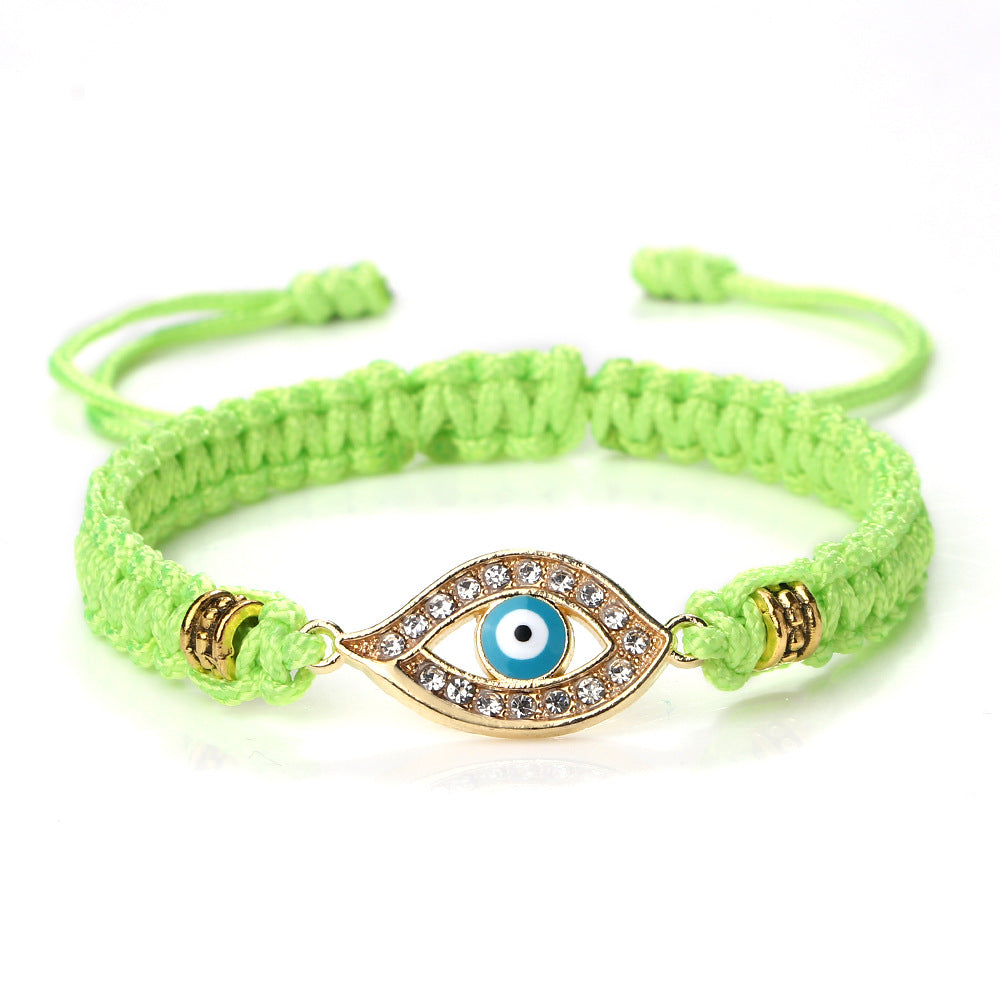 Devil's Eye Starry Eyes Woven Couple Bracelet