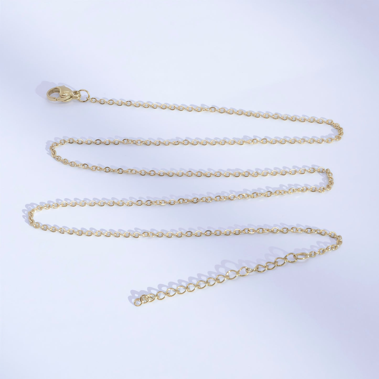Korean Style Simple Cross Chain Clavicle Unisex Vacuum Necklaces