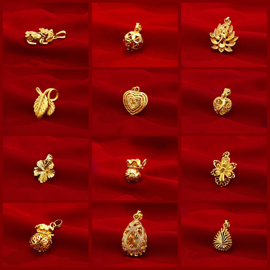 Women's Style Gold Shop Alluvial Love Abacus Lucky Bag Necklaces