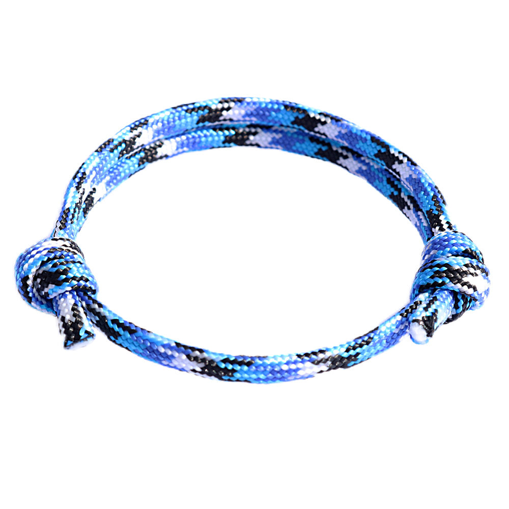 Men's Nautical Nylon Adjustable Handmade Braided Rope Bracelets