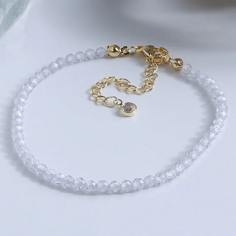 Alloy Female Design Twin Ornamental Stone Bracelets