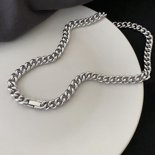 Men's Steel Boys Thick Clavicle Lovers Wild Necklaces