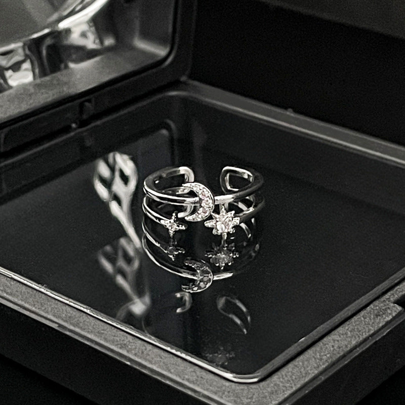 Luxury Niche Design Open Female Refined Rings