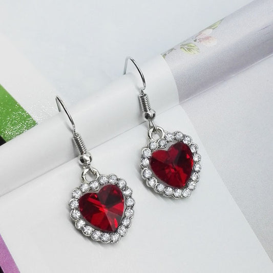 Classic Love Titanic Colorful Peach Of Earrings