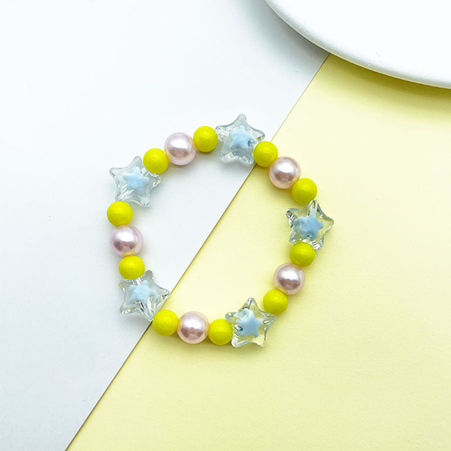 Children's Dopamine Crystal String Beads Cute Jewellery Bracelets