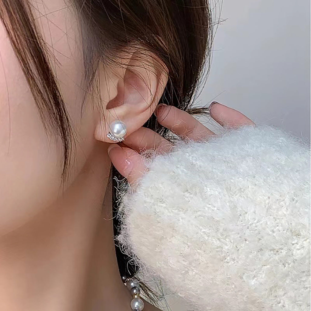 Women's Pearl For Light Luxury Minority High-grade Earrings