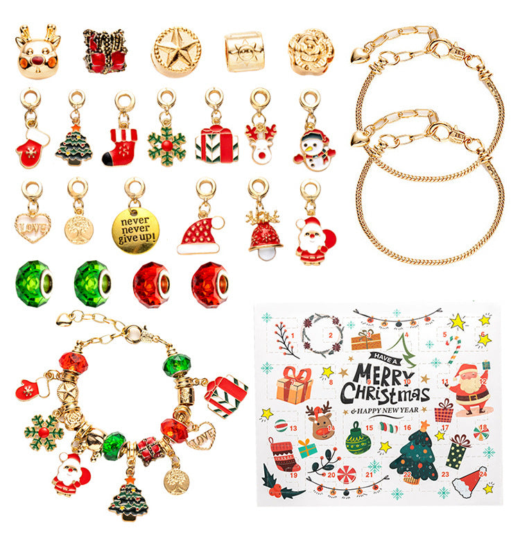 Christmas Jewelry Gift Box Blind Countdown Bracelets