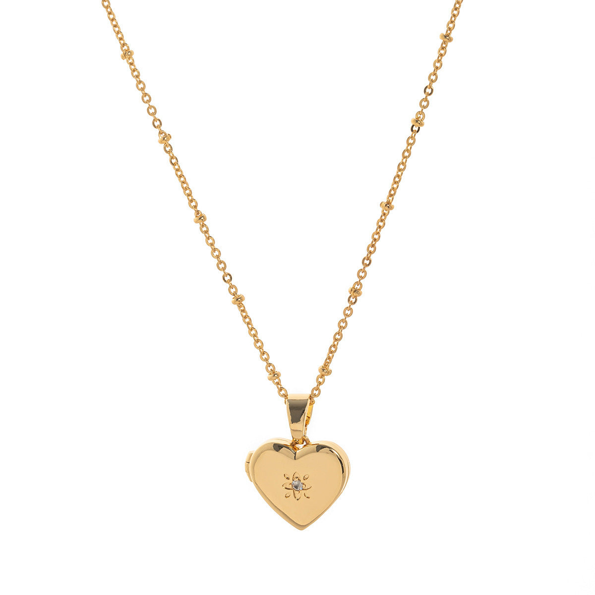 Album Frame Retro Simple Open Close Necklace