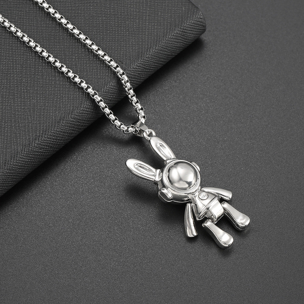 Women's & Men's Style Titanium Steel Versatile Retro Personalized Necklaces