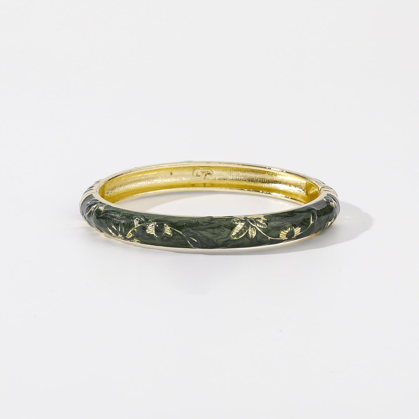 Old Zinc Alloy Imperial Palace Tourist Souvenir Enamel Bracelets