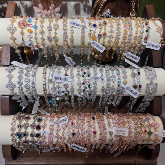 Women's Source Zircon Massive Style High Color Retention Dopamine Bracelet