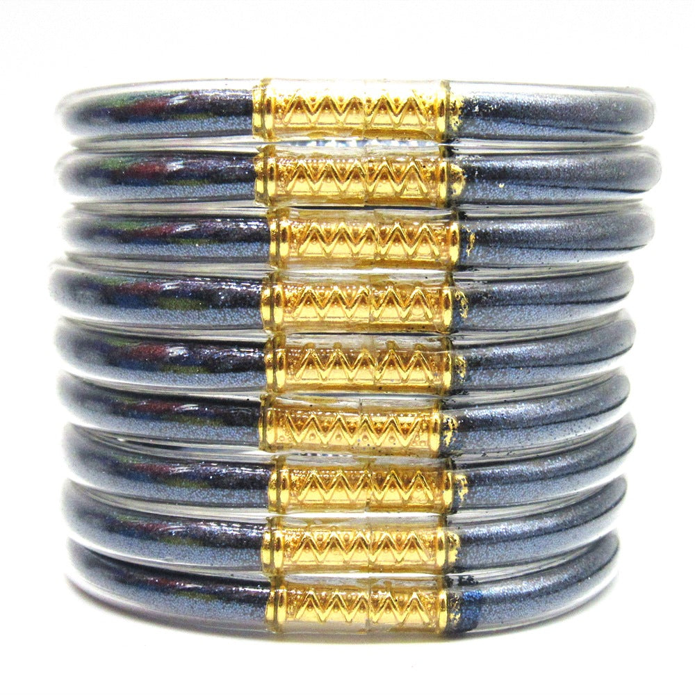 Women's Powder Combination Of Three Shiny Candy Color Bracelet