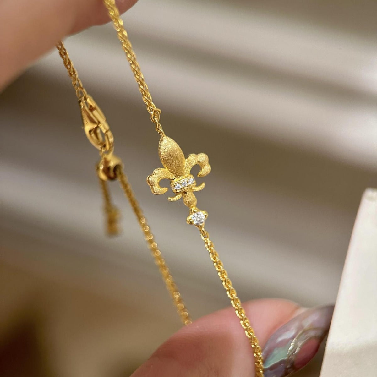 Brushed Chinese Style Vintage Court Light Luxury Bracelets