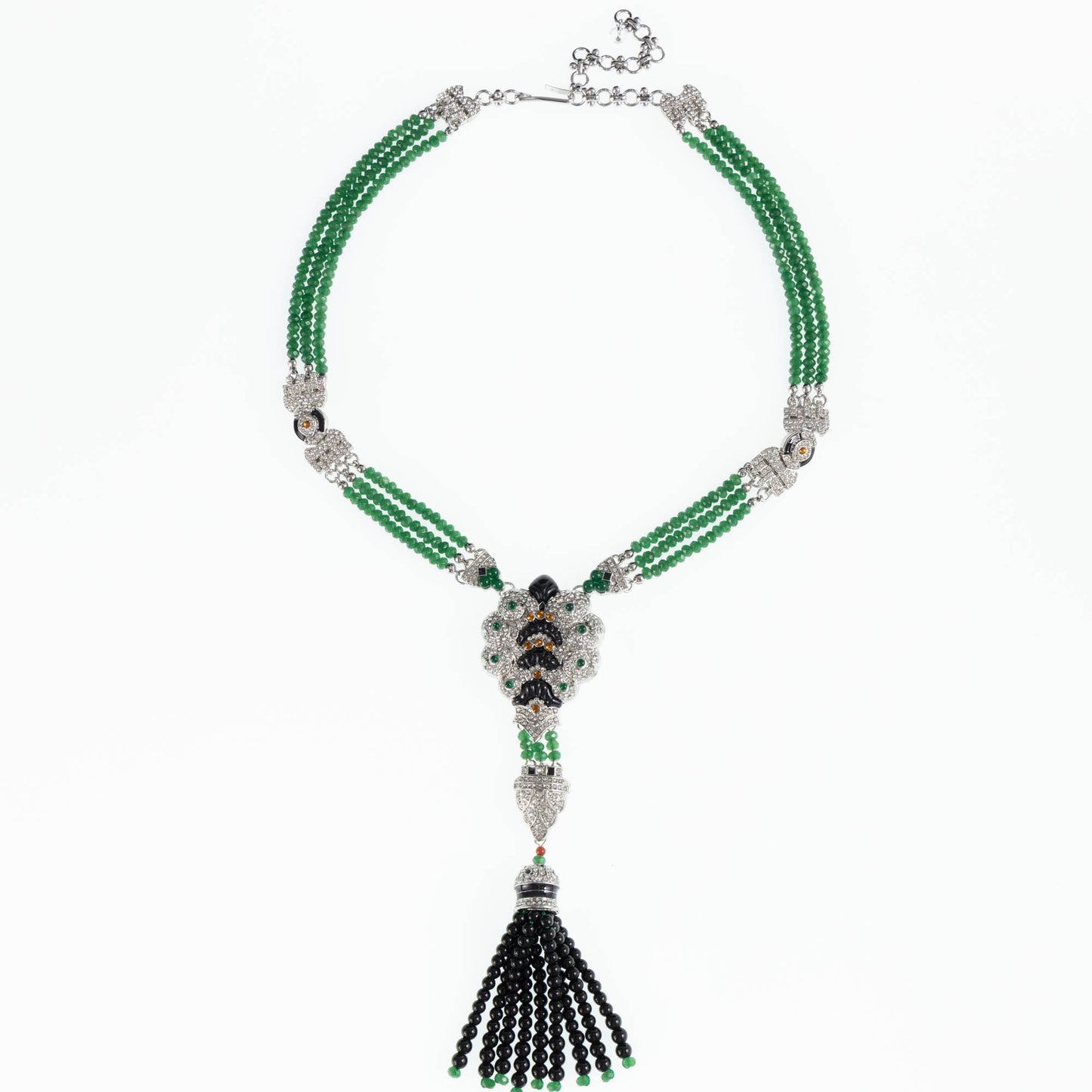 Women's Western Temperament Niche Design Collection Glass Necklaces