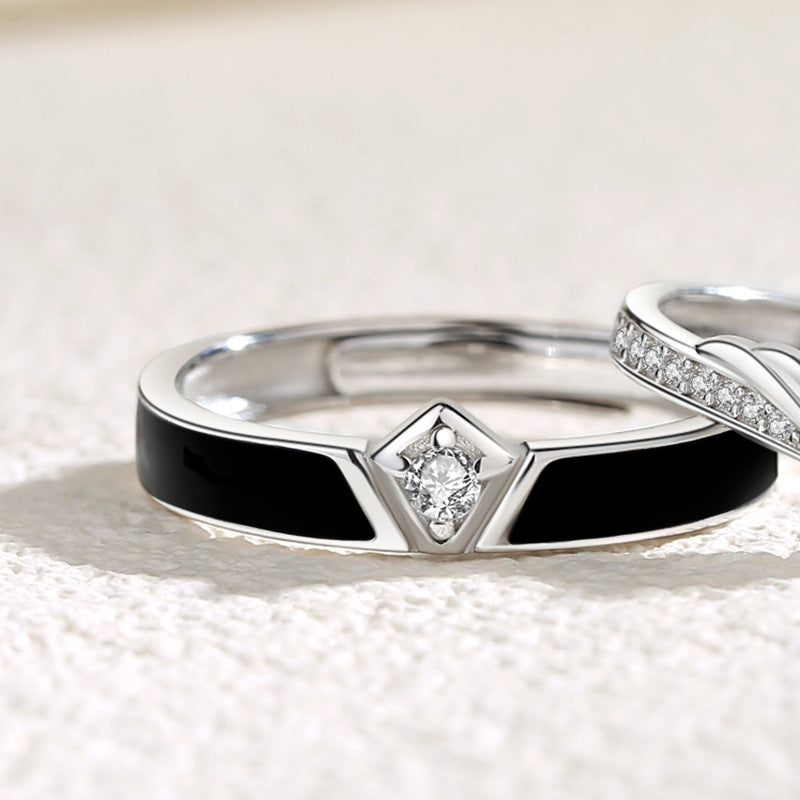 Women's & Men's Knight Princess Couple Story Guard Rings