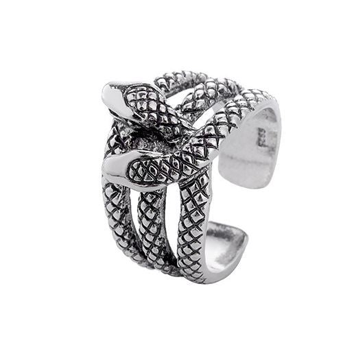 Spirit Snake Ornament Retro Punk Exaggerated Personalized Rings