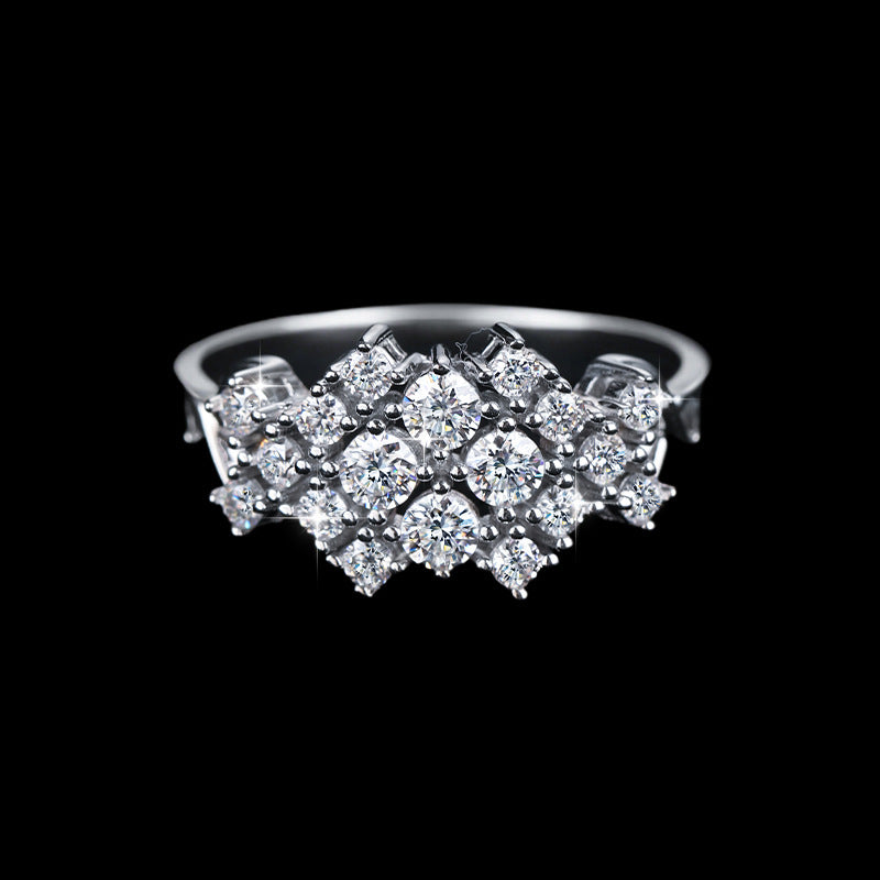 Fashion Comfortable Casual Graceful Diamond Moissanite Earrings