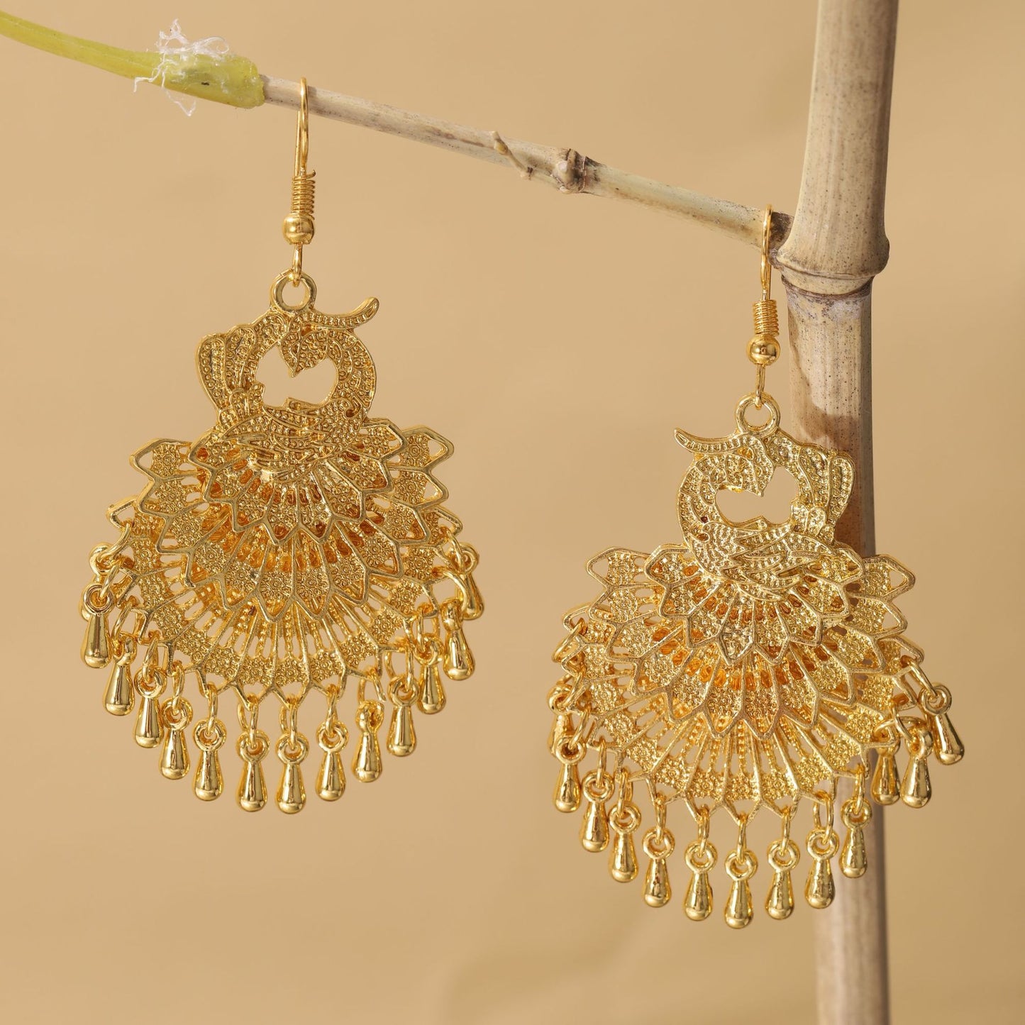 Bell Tassel Bohemian Phoenix Scenic Spot Earrings