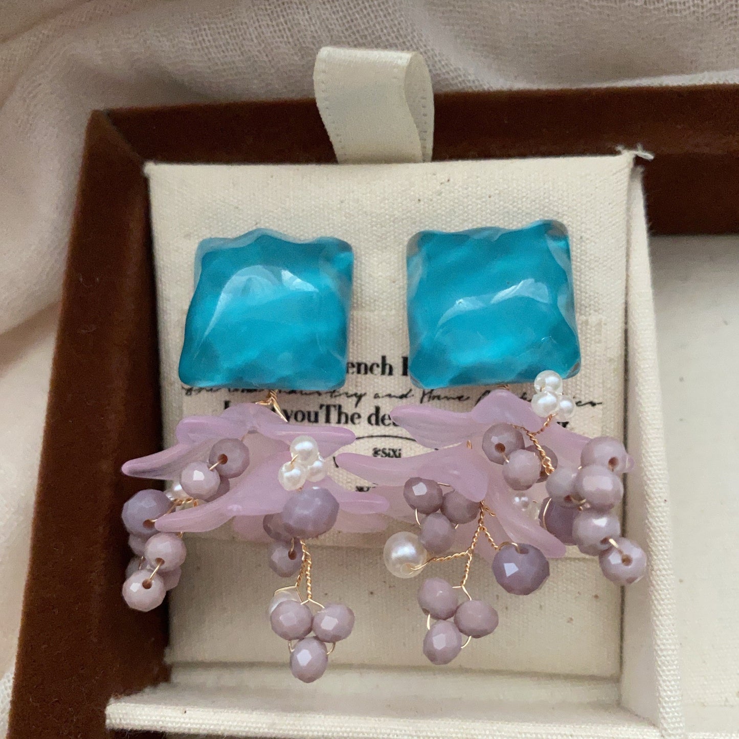 Flower Simple Elegance Retro Elegant Natural Soft Earrings