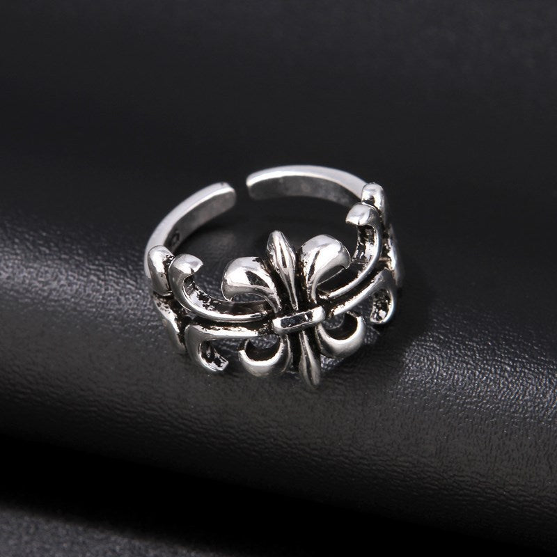 Women's & Men's Gate Cross Female Punk Trendy Open Rings