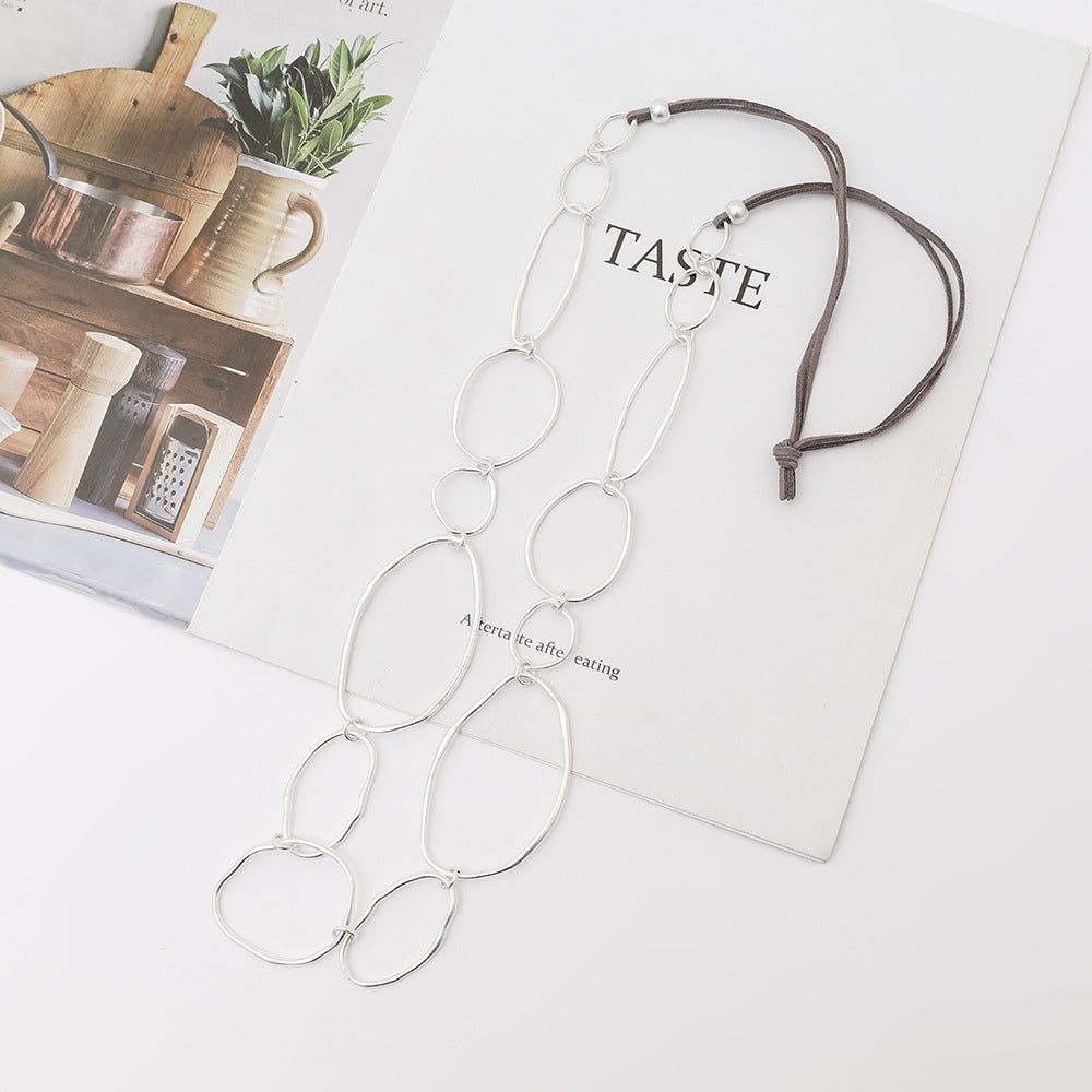 Women's Exaggerated Style Chain Simple Single Layer Necklaces