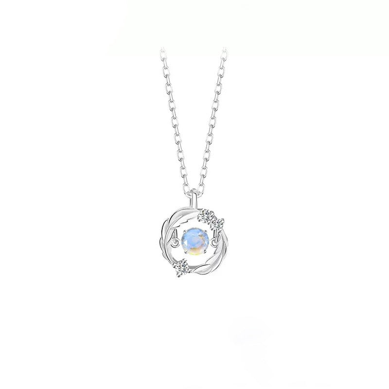 Women's Yu You Accompany Moissanite Smart Heart Necklaces