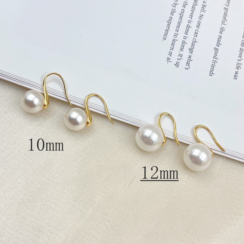 Luxury High-grade Pearl Female Retro French Earrings