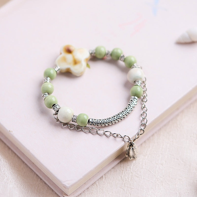 Women's Ceramic Niche High-grade National Style Chinese Bracelets