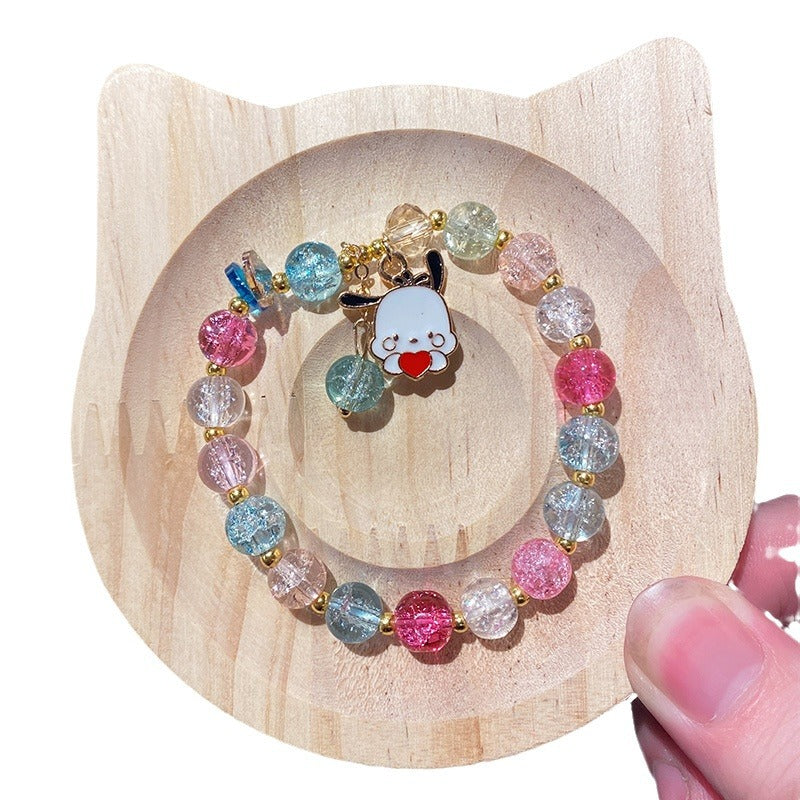 Children's For Glaze Crystal Gift Boxed Girlfriends Bracelets