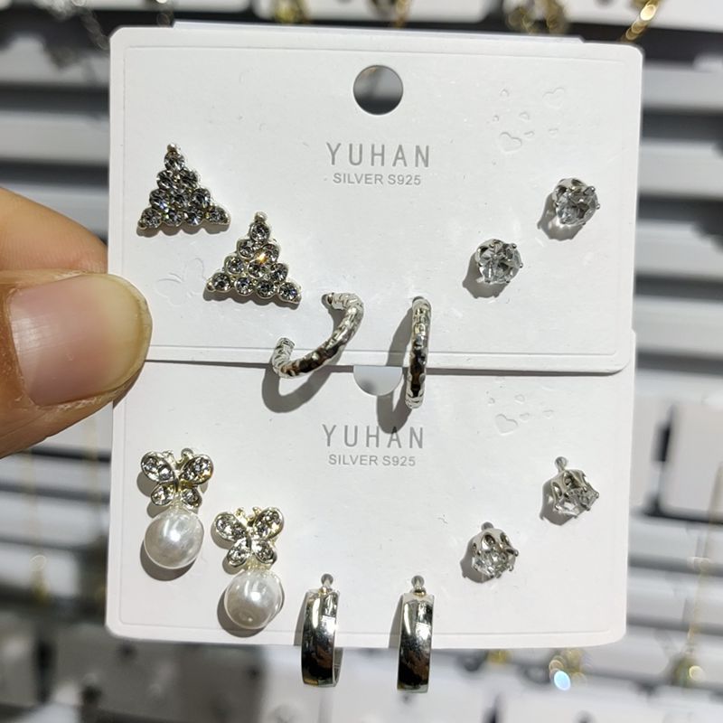 Women's Earings Set Combination Girlfriends For Korean Earrings