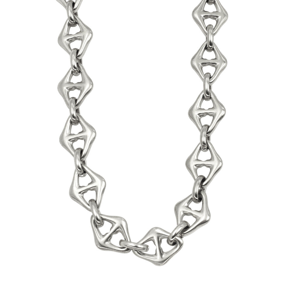 Trendy Stainless Gold Handmade Chain Waterproof Jewelry Set