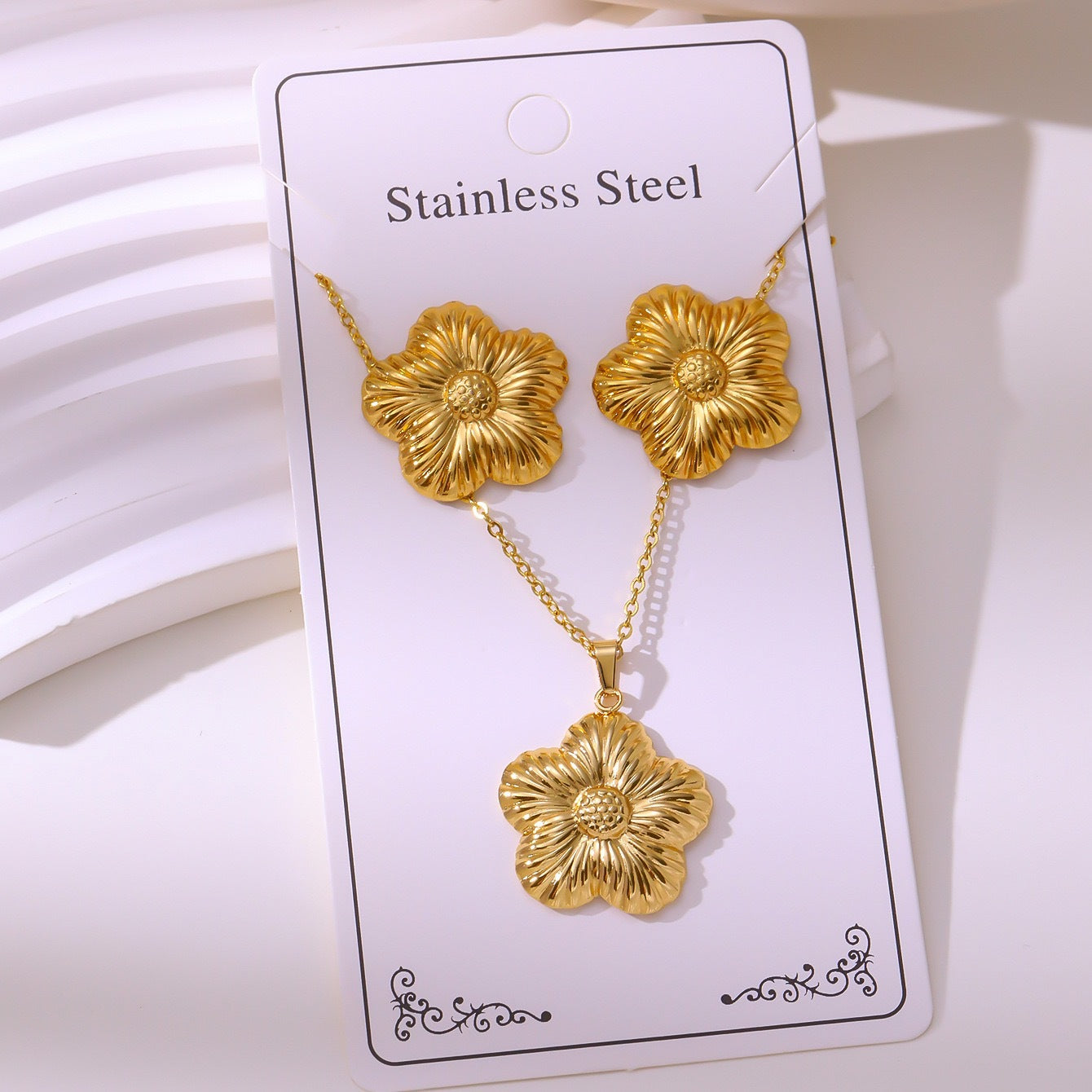 Hydraulic Suit Butterfly Love Irregular Personality Jewelry Set