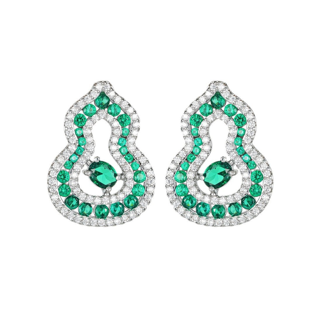 Hollow Gourd Fashionable Design Elegant High-grade Earrings