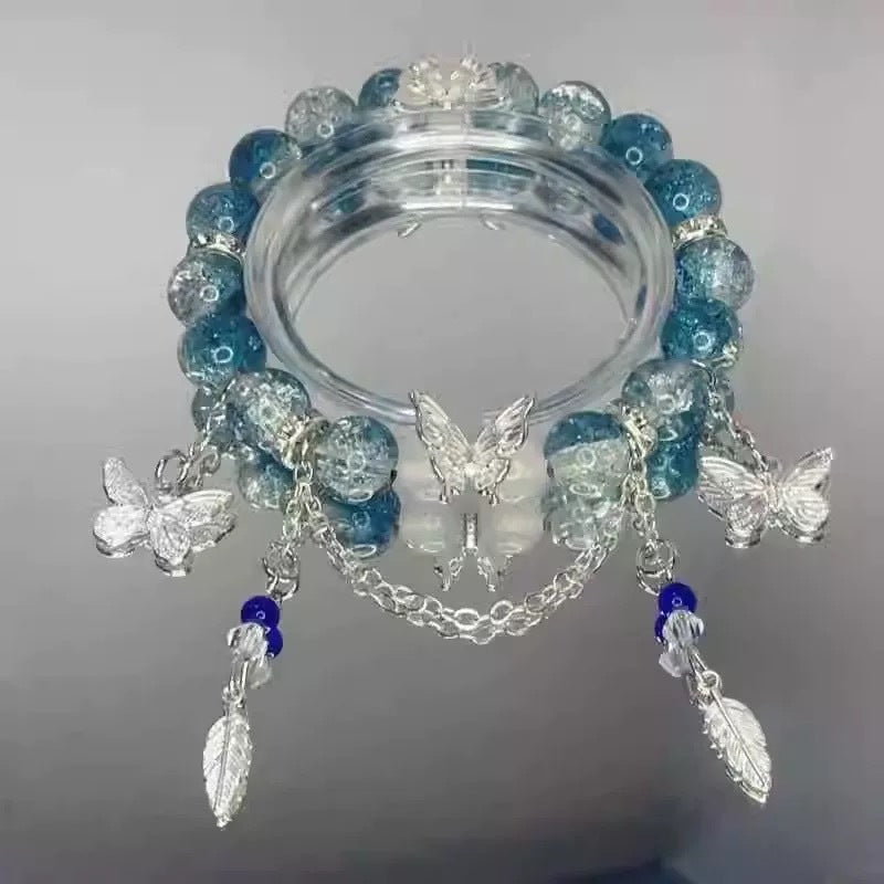 Blue Impression Design Ancient Style Girlfriends Bracelets