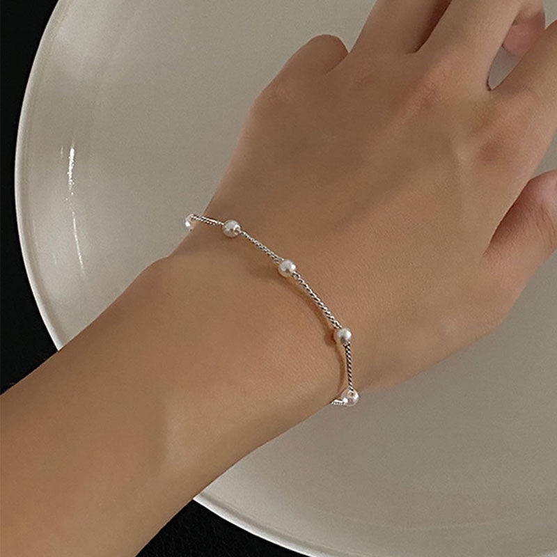 Women's Imitation Pearl Chain Simple Fashion Artificial Bracelets