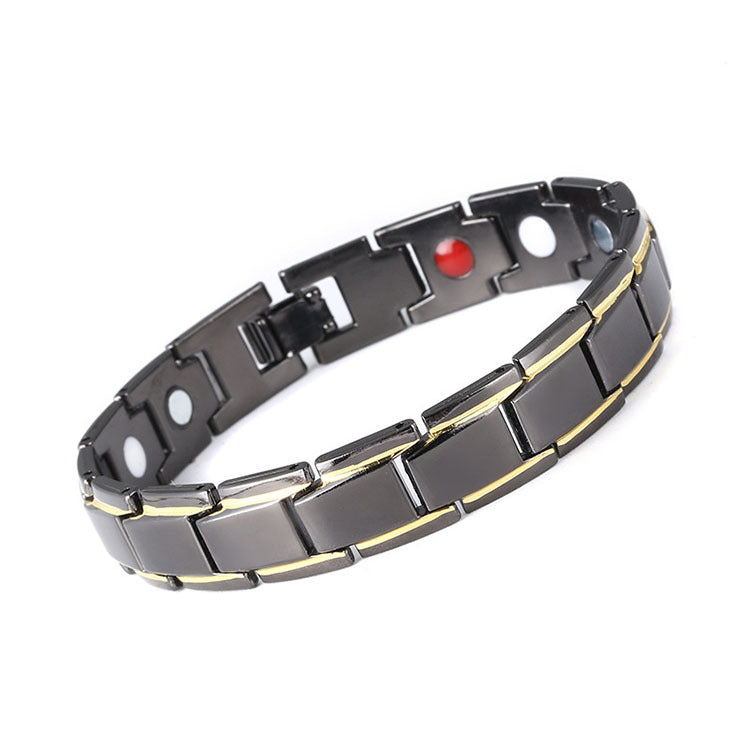 Women's & Men's Alloy Anion Ochre Magnet Magnetic Detachable Bracelets