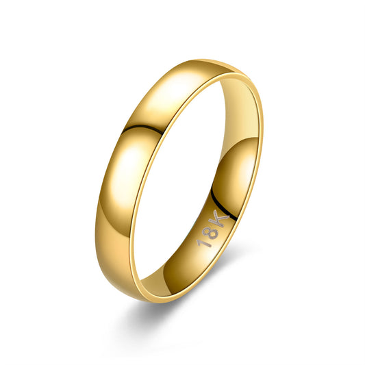 Fashion Inner Outer Ball Lettering Quantity Rings