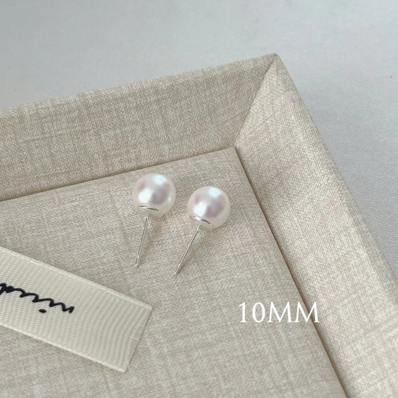 Women's High-grade Sweet Elegance Pink White Pearl Earrings