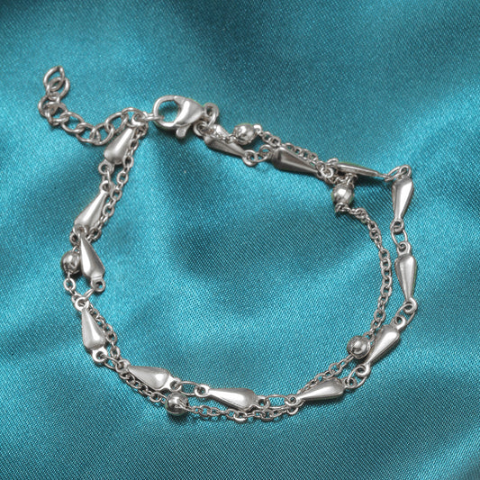 Women's Bead Chain Heart-shaped Niche Temperament Ornament High-grade Bracelets