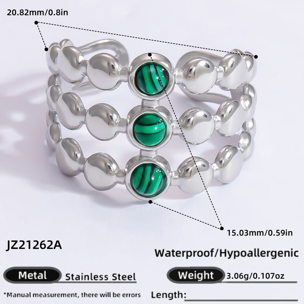 Stone Light Luxury Retro Niche High-grade Rings